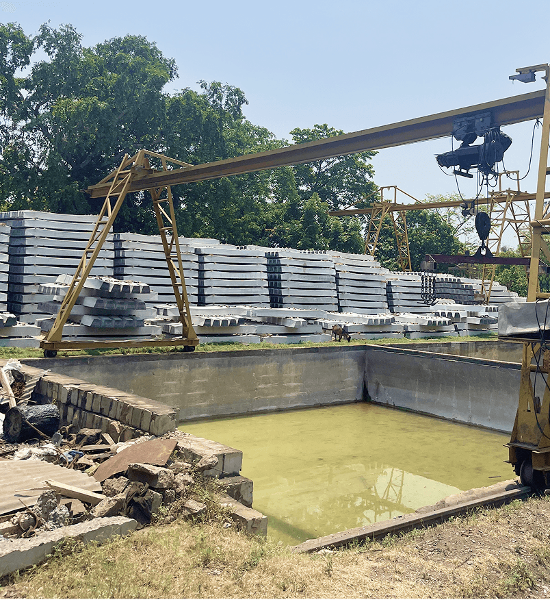 Sleeper manufacture and laying